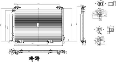 PowerMax 7110123 Радиатор кондиционера  для TOYOTA ECHO (Тойота Ечо)