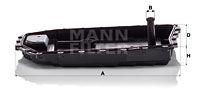 Гидрофильтр, автоматическая коробка передач MANN-FILTER H 50 001 для BMW X1