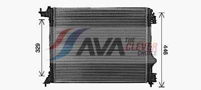 RADIATOR RACIRE MOTOR AVA Clever Choice RT2645 1