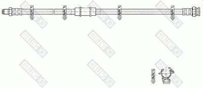 Тормозной шланг GIRLING 9002192 для SEAT MALAGA