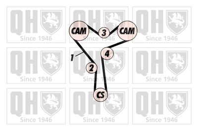 SET CUREA DE DISTRIBUTIE QUINTON HAZELL QBK483 1