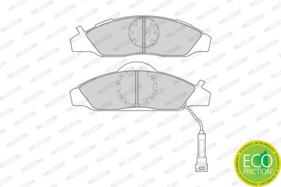 SET PLACUTE FRANA FRANA DISC FERODO FDB1156 1