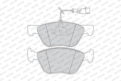 BREMSBELAGSATZ SCHEIBENBREMSE FERODO FDB1052 1