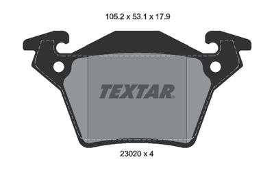 Brake Pad Set, disc brake 2302001
