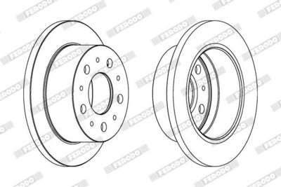 DISC FRANA FERODO DDF1574C 1