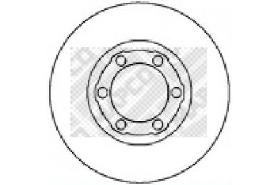 MAPCO 15250 Тормозной диск 