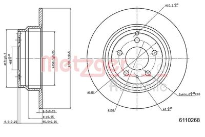 DISC FRANA METZGER 6110268