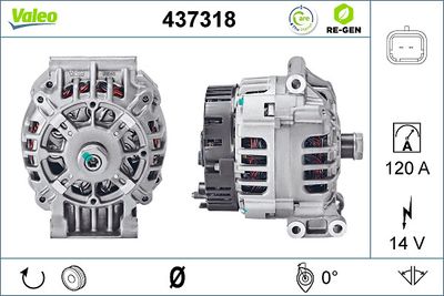 Alternator VALEO 437318
