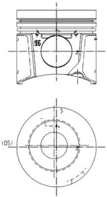 Kolv KOLBENSCHMIDT 99801600