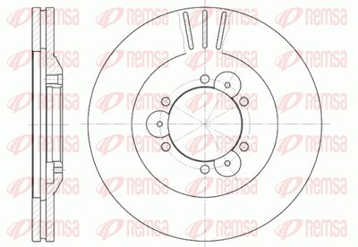 Тормозной диск REMSA 6560.10 для HAVAL H5