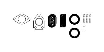 SET MONTARE SISTEM DE ESAPAMENT