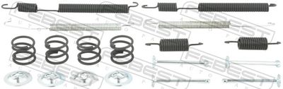 Zestaw akcesoriów, szczęki hamulcowe hamulca postojowego FEBEST 0804-S10XTR-KIT
