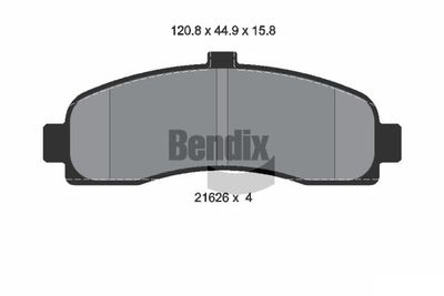 BENDIX Braking BPD1482 Тормозные колодки и сигнализаторы  для NISSAN MICRA II (K11) 1.0 i 16V