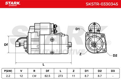 стартер STARK SKSTR-0330345