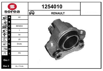 BREMSSATTEL SNRA 1254010