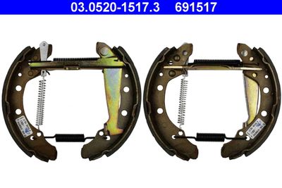 Комплект тормозных колодок ATE 03.0520-1517.3 для SEAT AROSA