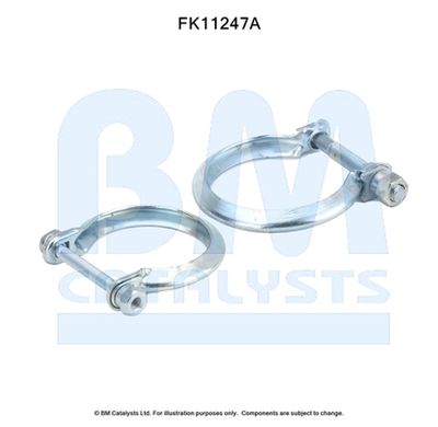 zestaw montażowy, filtr sadzy / filtr cząstek stałych BM CATALYSTS FK11247