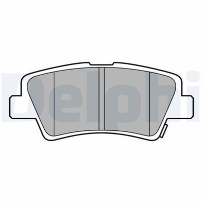 Brake Pad Set, disc brake LP3587