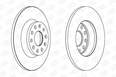 BREMSSCHEIBE CHAMPION 562258CH 1