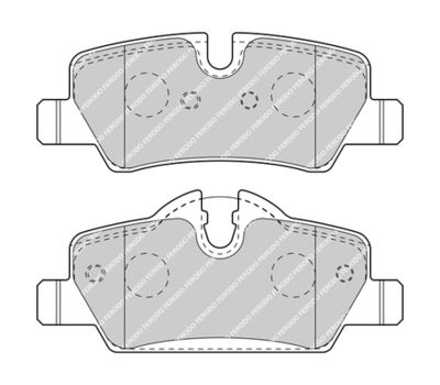 Bromsbeläggssats, skivbroms FERODO FDB4946