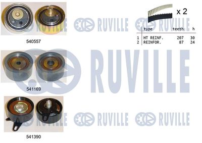 Комплект ремня ГРМ RUVILLE 550383 для AUDI ALLROAD
