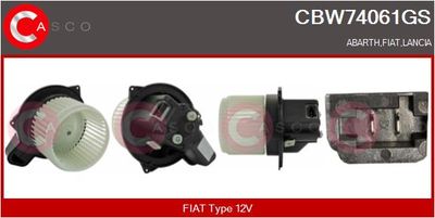 vnitřní ventilátor CASCO CBW74061GS