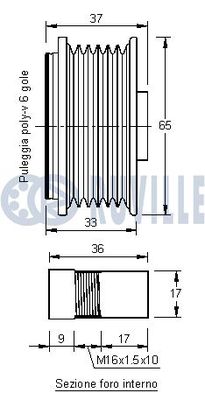 SISTEM ROATA LIBERA GENERATOR RUVILLE 541679 1