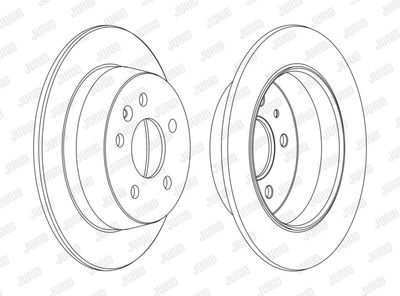 BREMSSCHEIBE JURID 562065JC 1