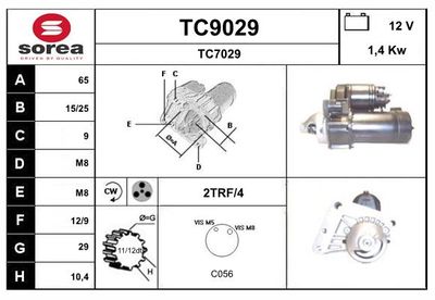 STARTER SNRA TC9029