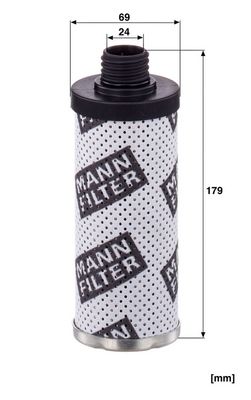Hydraulisch filter (patroon) past: CLAAS 840, 850, 860, 870, 930, 960, 970, 980