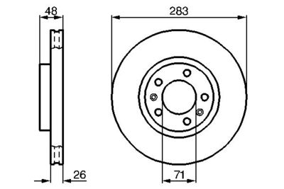 Brake Disc 0 986 478 125