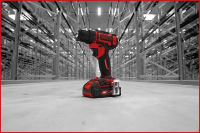 KS Tools 515.6400 Souprava bezkartáčového akumulátorového vrtacího šroubováku eMONSTER, 4dílná