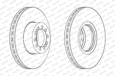 Kočni disk FERODO PREMIER FCR218A