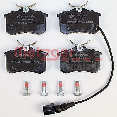 SET PLACUTE FRANA FRANA DISC METZGER AUTOTEILE 1170174 1