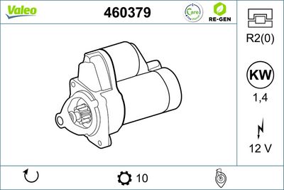 стартер VALEO 460379