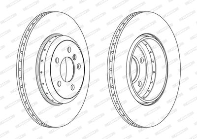 DISC FRANA FERODO DDF2037VC1 1