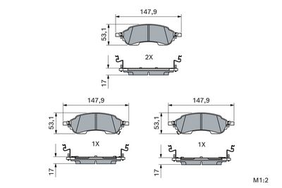 KLOCKI HAM. VW T. AMAROK 2,0-3,0 TDI 4MOTION 22-23