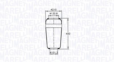 MAGNETI MARELLI Federbalg, Luftfederung