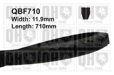 QUINTON HAZELL QBF710 Клиновой ремень  для SEAT IBIZA (Сеат Ибиза)