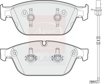 APEC Brake Pad Set, disc brake PAD1785B