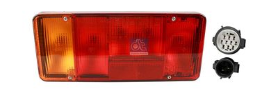 Achterlicht Links (P21W/R5W, reflector, aansluiting: 10PIN + 3PIN) past: IVECO EUROCARGO I-III 01.91-09.15