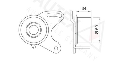 ROLA INTINZATOR CUREA DISTRIBUTIE AUTEX 641195 1