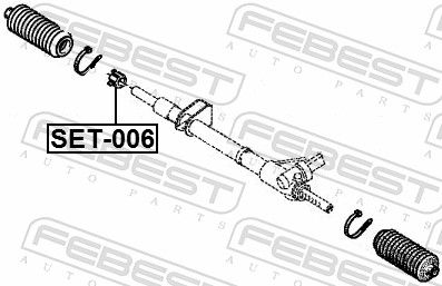 Repair Kit, steering gear SET-006