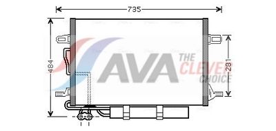 кондензатор, климатизация AVA Clever Choice MSA5307D