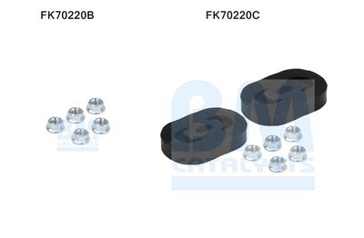 Монтажен комплект, изпускателна тръба BM Catalysts FK70220