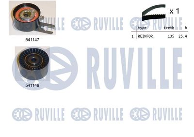Комплект ремня ГРМ RUVILLE 550121 для SUZUKI LIANA