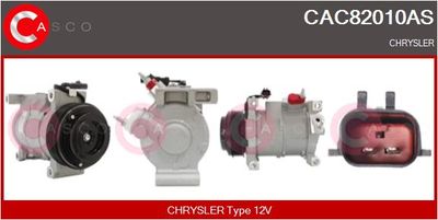 Компрессор, кондиционер CASCO CAC82010AS для CHRYSLER GRAND VOYAGER