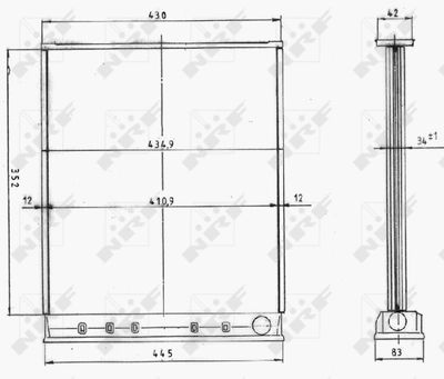 NRF 15054 Радиатор охлаждения двигателя для FORD ESCORT II (ATH) 2.0 RS (BATN) NRF 15054 Радиатор охлаждения двигателя для FORD ESCORT II (ATH) 2.0 RS (BATN)
