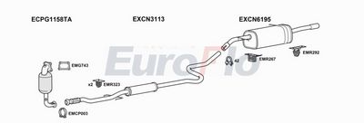 Układ wydechowy EUROFLO CNC3101001