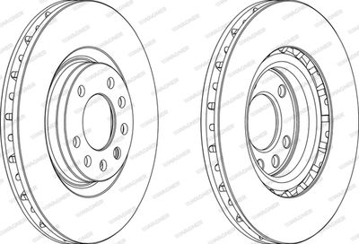 WAGNER WGR1512-1 Тормозные диски для FIAT CROMA (194_) 1.9 D Multijet (194AXC1B, 194AXC12) WAGNER WGR1512-1 Тормозные диски для FIAT CROMA (194_) 1.9 D Multijet (194AXC1B, 194AXC12)